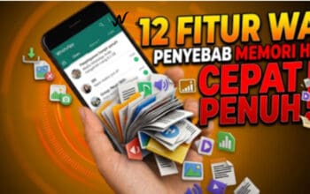 12 Fitur WA Penyebab Memori HP Cepat Penuh