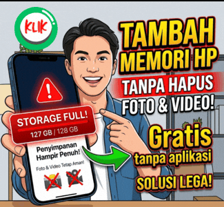 Tambah memori internal hp