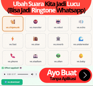 Membuat efek suara lucu